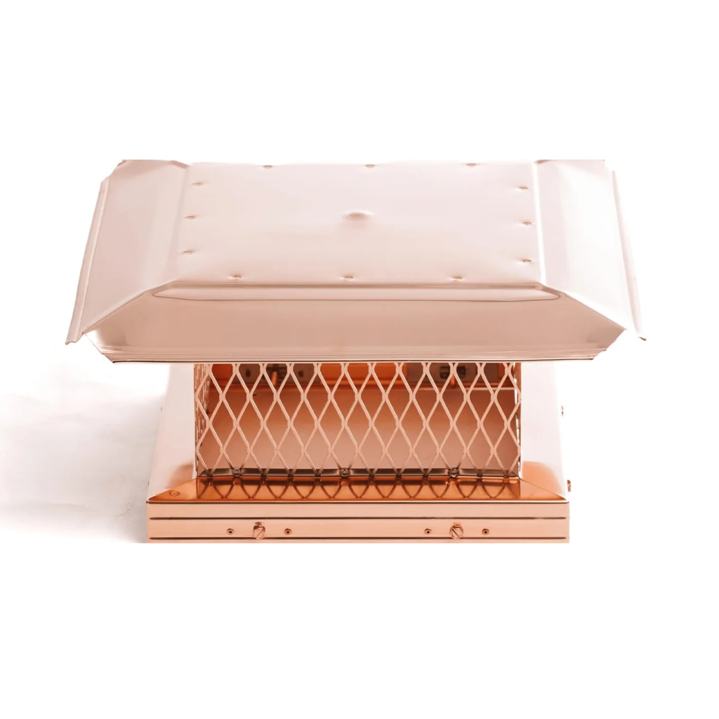 ChimCare solid copper chimney cap with hand-fabricated craftsmanship